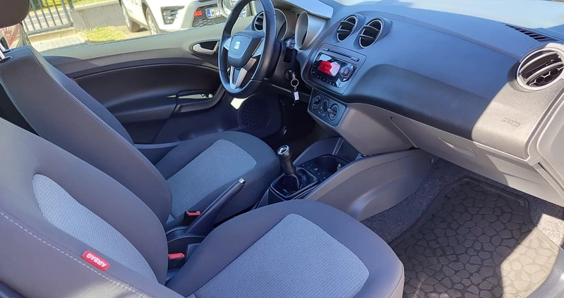 Seat Ibiza cena 23900 przebieg: 117000, rok produkcji 2011 z Kleczew małe 436
